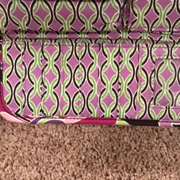 Vera Bradley Wallet in Purple Punch - Picture 6 of 7